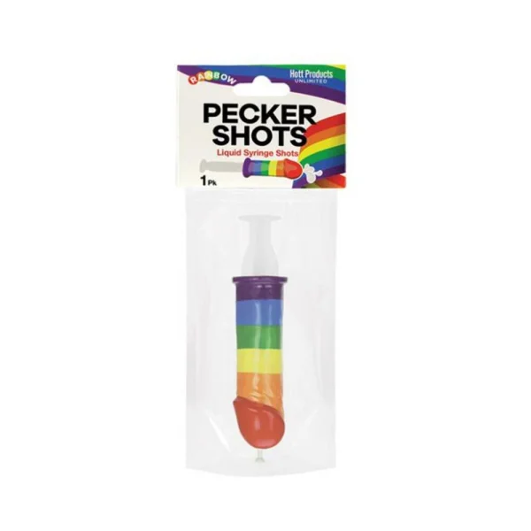 Pecker Shot Syringe Rainbow
