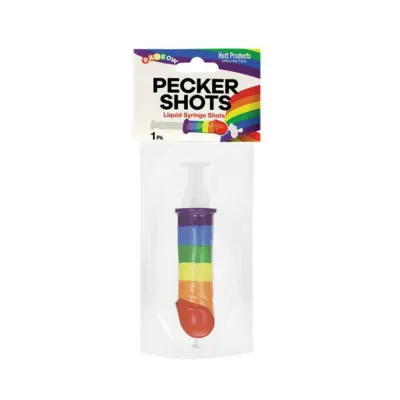 Pecker Shot Syringe Rainbow