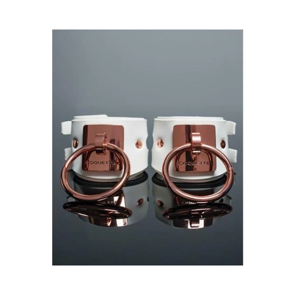 Restraints: Coquette Pleasure Collection Cuffs White