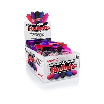 Screaming O Soft Touch Vooom Bullet Counter Display Of 20