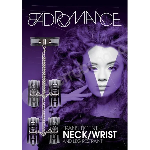 Bad Romance Translucent Neck/Wrist & Leg Restraint