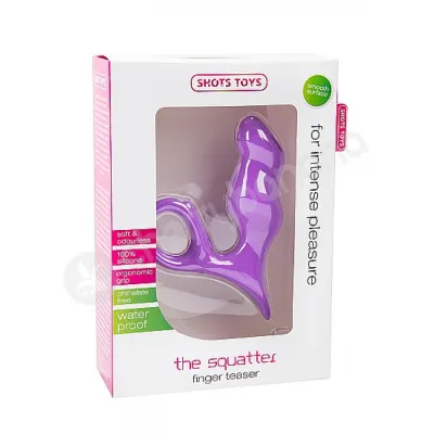 Shots Toys Purple Squatter Finger Teaser