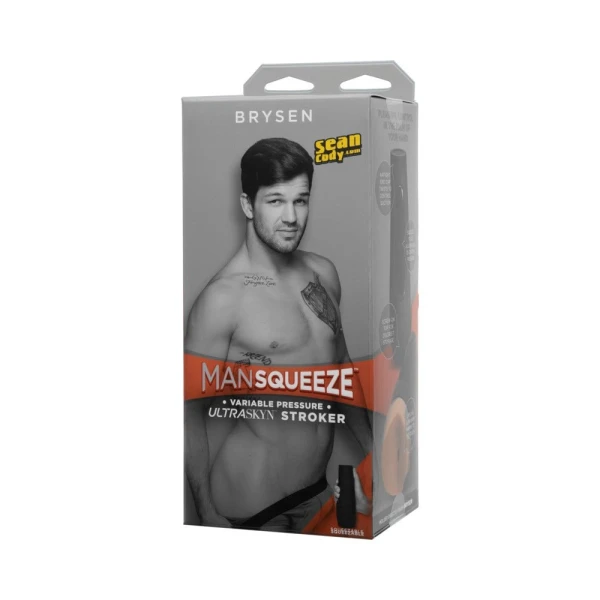 Man Squeeze Brysen Ultraskyn Stroker Ass Vanilla — image 13 of 15
