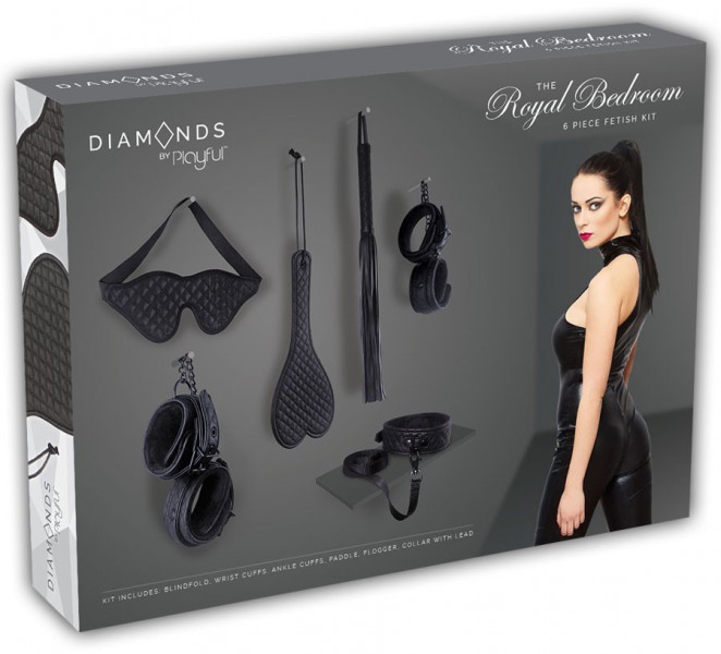 Playful Diamonds The Royal Bedroom Fetish Kit (6 Pce)