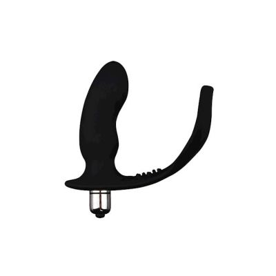 Cockring With Assgasm Black