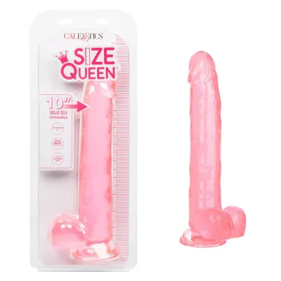 Calexotics Queen 10 Pink Jelly Dildo
