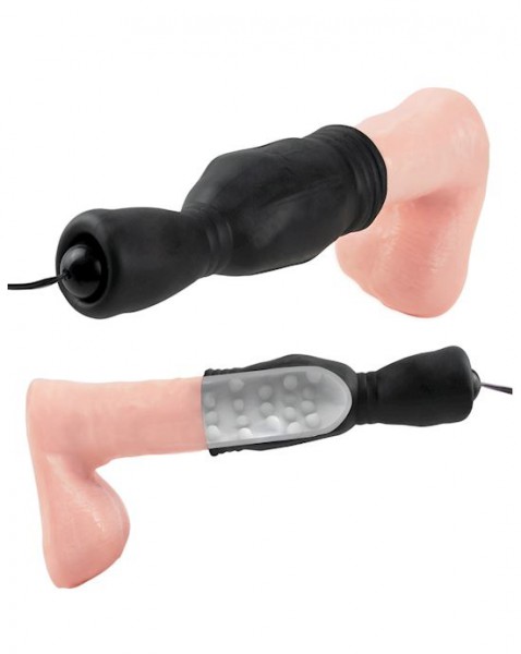 Fetish Fantasy Series Vibrating Head Teazer - Black