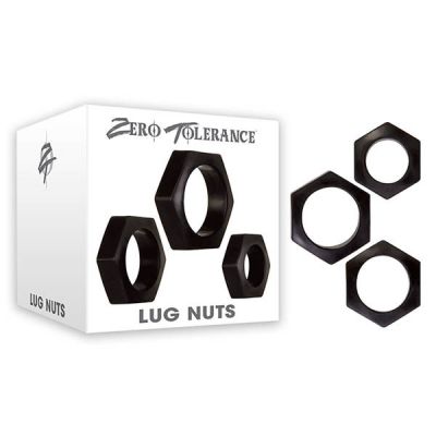 Lug Nuts Cock Rings Set x3