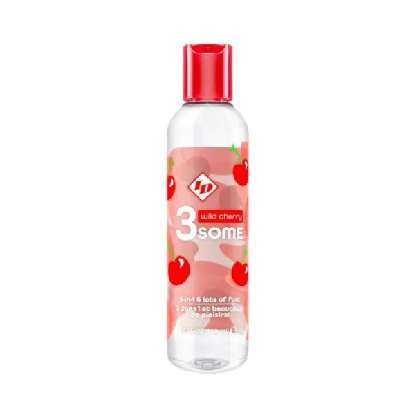 3some Wild Cherry Water-based Lube — image 2 of 2