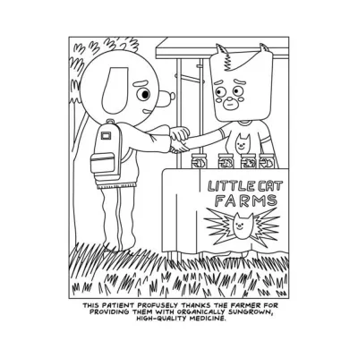 Books A Visit To The Cannabis Farm Coloring Book