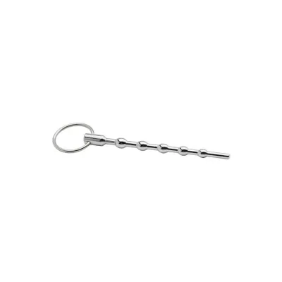 Kink Range Stainless Steel Tapered Ball Penis Plug 5 1 Inch Silver