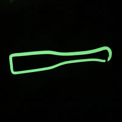 Love In Leather Glow in the Dark PU Paddle