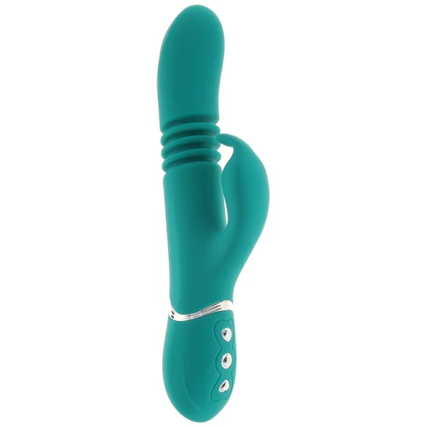 Adam & Eve Eve's Rechargeable Thrusting Rabbit - Green — image 23 of 25