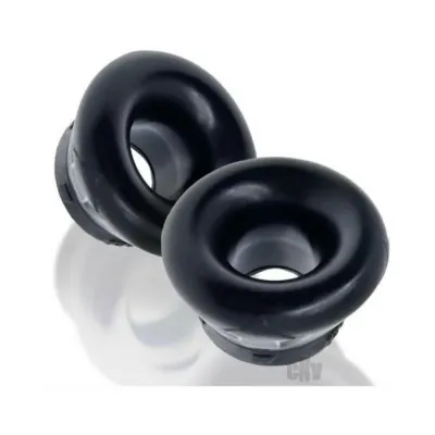 Oxballs Clone Duo 2 pack Ballstretcher Silicone Black Black
