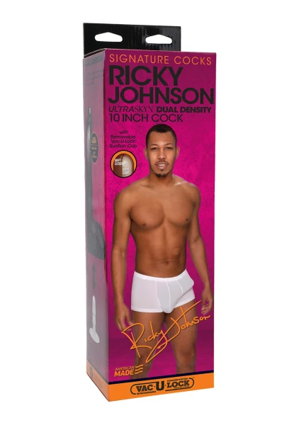 Signature Cocks - Ricky Johnson 10" ULTRASKYN™ Cock with Removable Vac-U-Lock™ Suction Cup — image 6 of 7