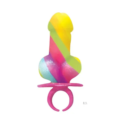 Rainbow Ring Pop display