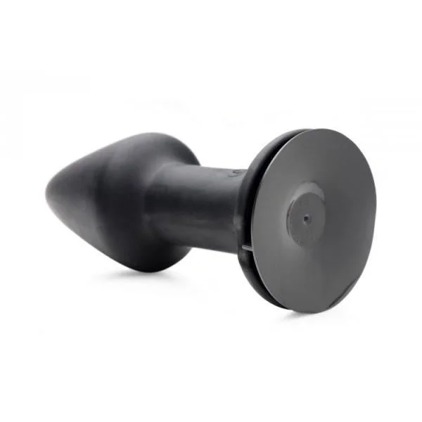 Mega Spade 10X Vibrating XL Silicone Plug Black — image 7 of 8
