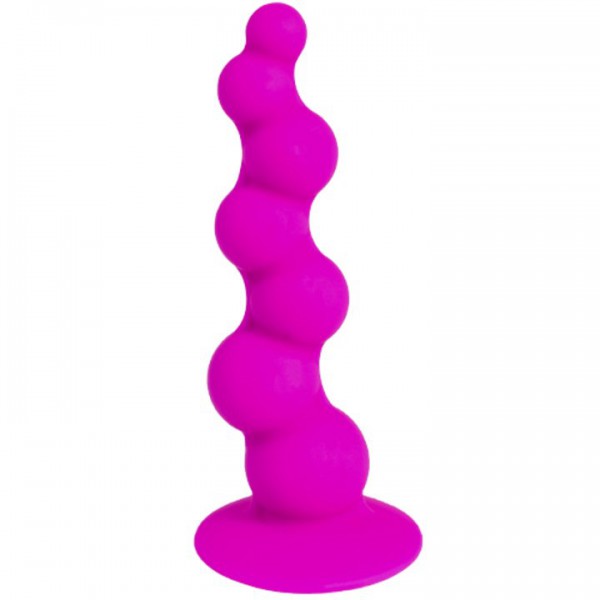 Bondara Magenta Silicone Marbles Butt Plug – 6 Inch