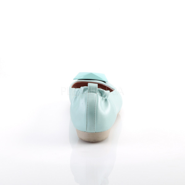Round Toe Foldable Flats W/ Geometric Adornment — image 12 of 12