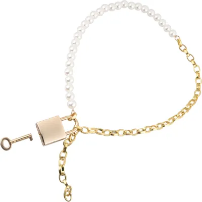 Sex Mischief Pearl Day Collar By Sportsheets White Gold