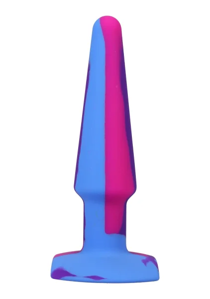 A-Play Groovy Silicone 5" Anal Plug By Doc Johnson - Berry