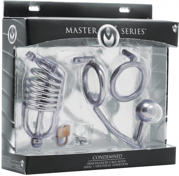Condemned Chastity Cage + Sound