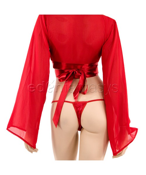 Satin wrap set