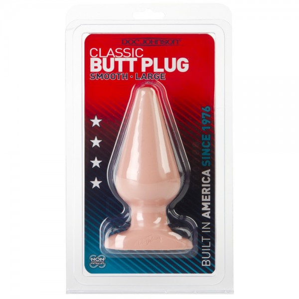 Doc Johnson Classic Butt Plug - Large Natural