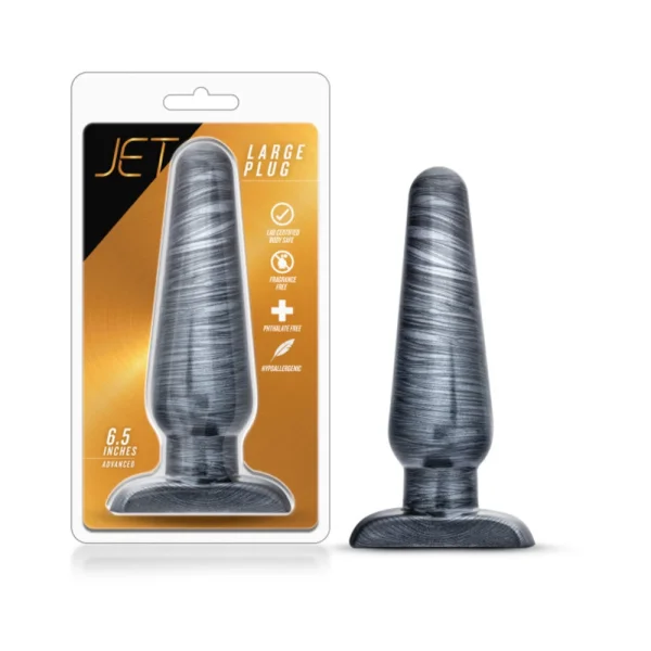 Jet Large Plug - Carbon Metallic Black