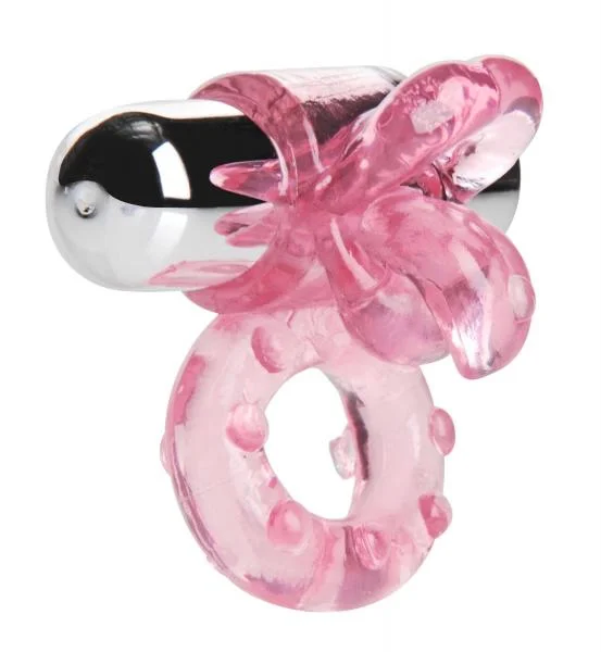 Lick Her Vibrating Cock Ring Pink — image 4 of 6