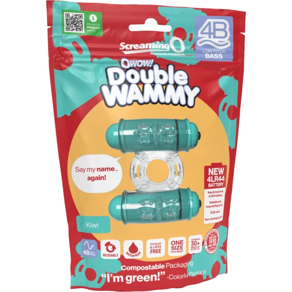 4B Double Wammy Vibrating Ring