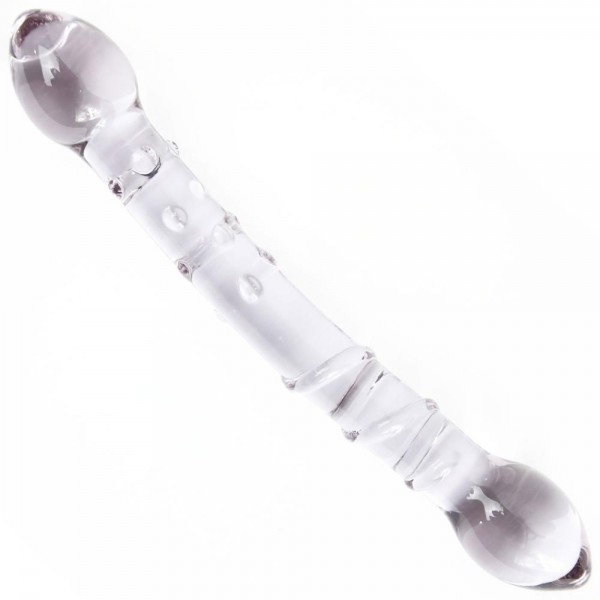 Dual Ended Glass G-Spot Massager - Two Types Of Sensations!