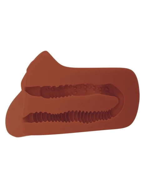 PDX Plus Pick Your Pleasure Stroker - Brown — image 5 of 6