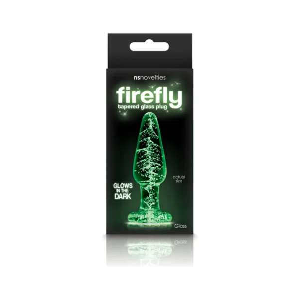 Firefly Glass - Tapered Plug - Small - Clear