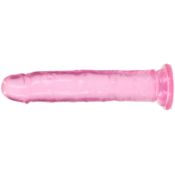 RealRock Crystal Clear Jelly 9 Inch Dildo