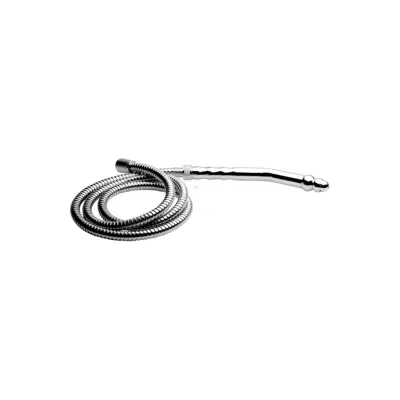 Angled Enema Nozzle Grey 9 Inch