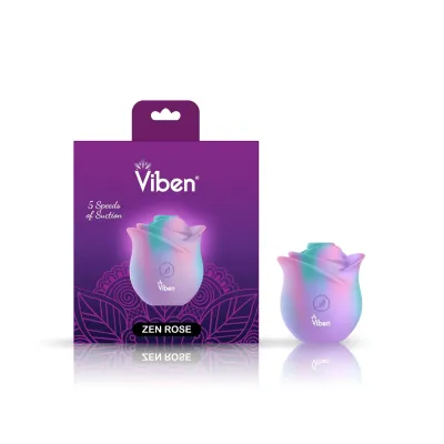 Zen Rose Unicorn Handheld Rose Clitoral and Nipple Stimulator Presale Only