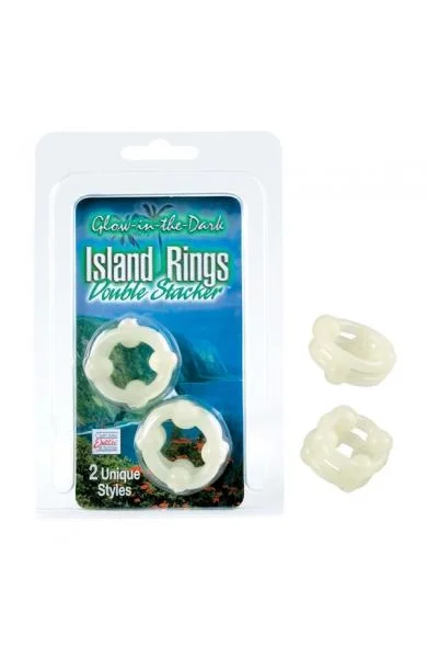 Island Double Stacker Rings -Glow — image 4 of 4