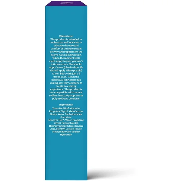 K-Y Yours and Mine - Couples Water-Based Lubricant | 3oz | Sexual Lubricants — image 7 of 8