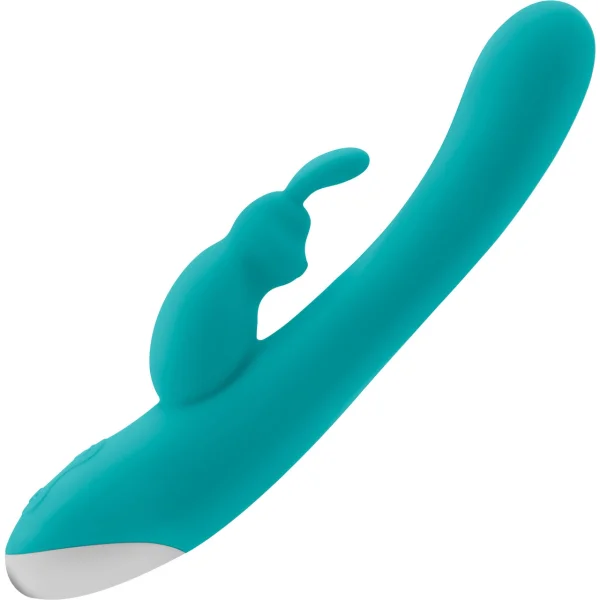 Blush Hop Rave Rabbit Rechargeable Dual Stimulating Vibrator