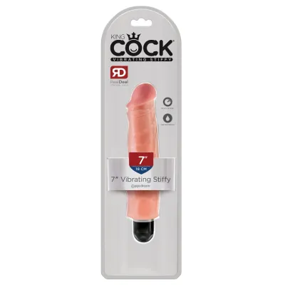 King Cock 7 Vibrating Stiffy Light