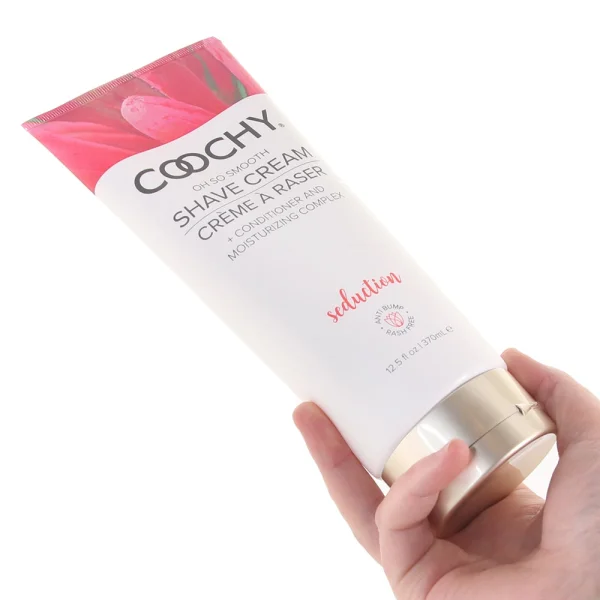 COOCHY Oh So Smooth Shave Cream, Seduction  - Honeysuckle Citrus 12.5 oz (370 mL)