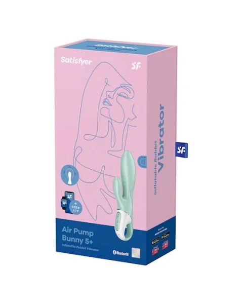 Satisfyer Air Pump Bunny 5  - 8 Inch