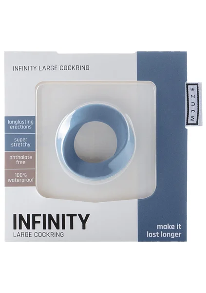 Infinity - Large Cockring (Blue) — image 12 of 13