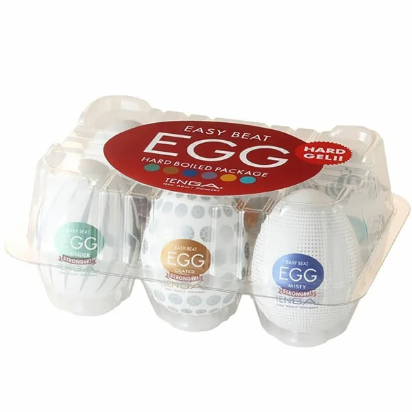 Tenga Egg Variety Pack Hard Boiled Strokers 6 Pack