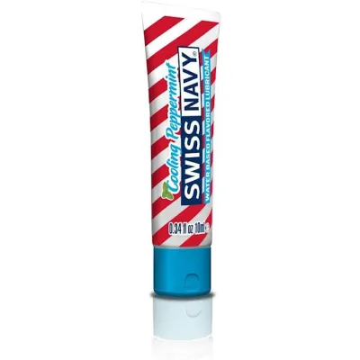 Swiss Navy Cooling Peppermint Flavoured Lubricant 10ml 10ml