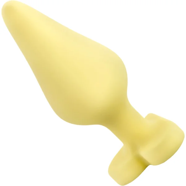 Play With Me Naughty Candy Heart Silicone Butt Plug By Blush - Spank Me Yellow — image 4 of 6