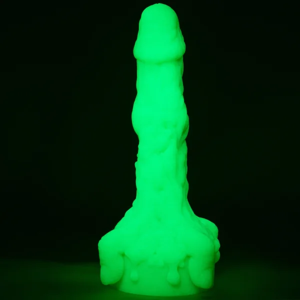 The Toxxxic Avenger ☢️ Glow-In-The-Dark 8.5" Silicone Limited Edition Fantasy Dildo By Uberrime