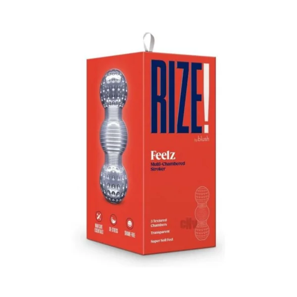 Sleeves: Rize! Feelz Multi-chambered Stroker Clear