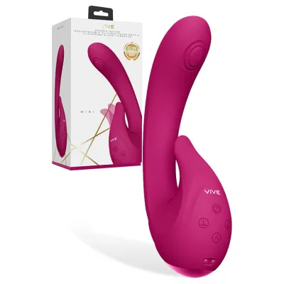 Shots Toys Miki Rechargeable Thumping Flickering Vibrator